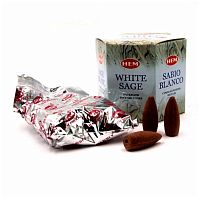 Благовония-конусы стелющийся дым Mamma & Baby backflow incense cones (Мама и дитя), 40 шт, HEM